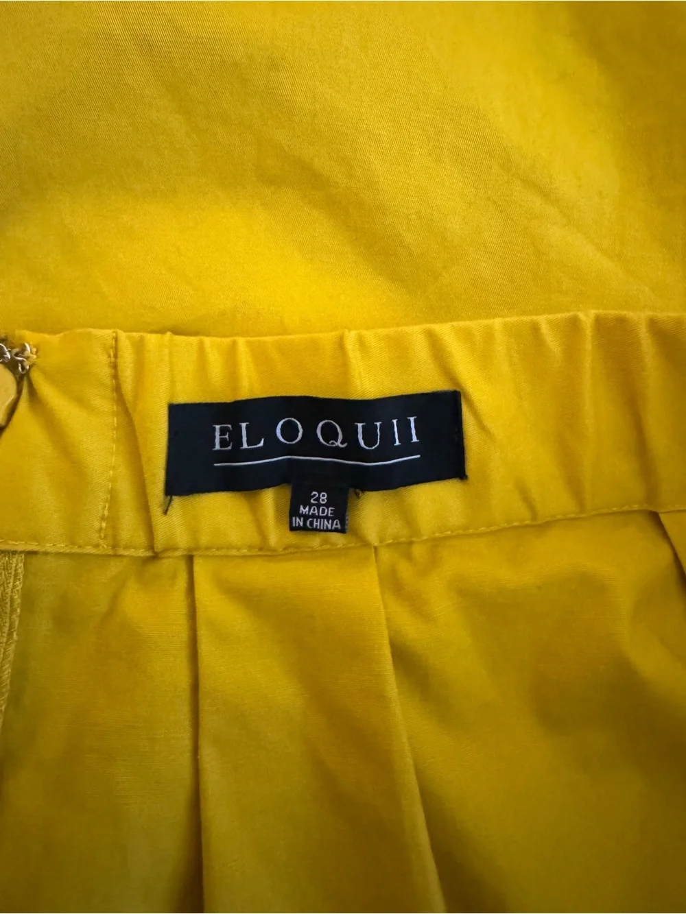 Eloquii Golden Yellow Circle Skirt